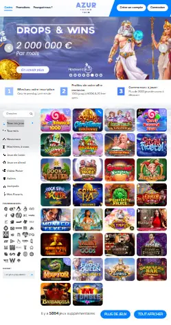 l'application et interface Betista Casino