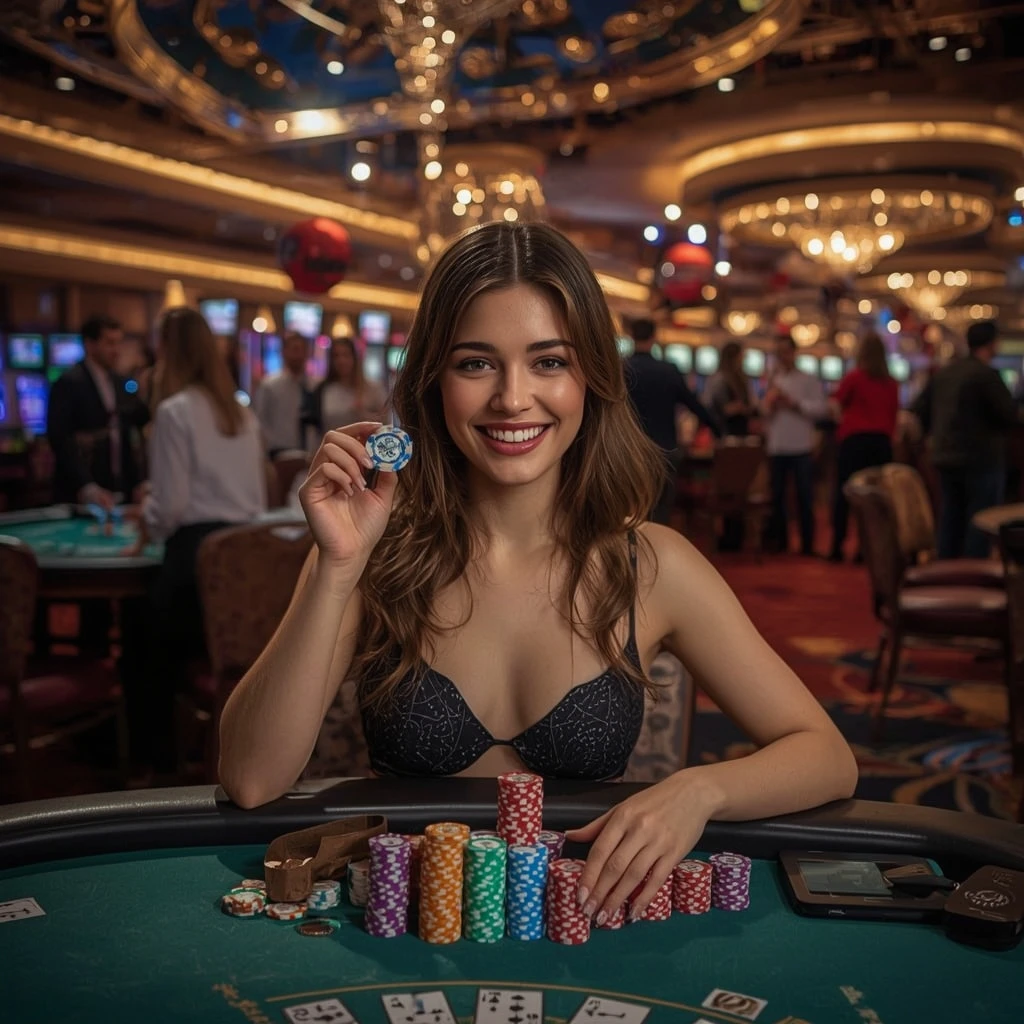 bonus dans les mains d'un homme au casino Betista Casino