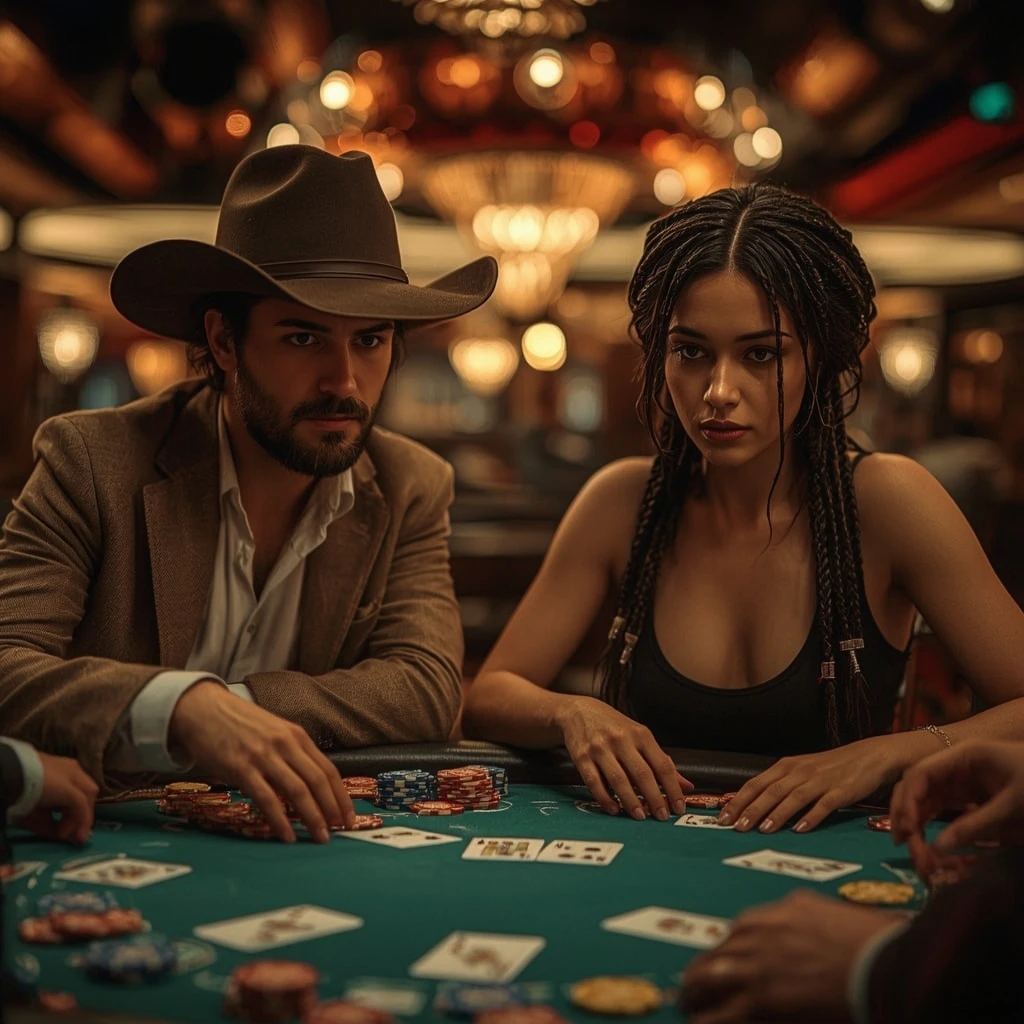 photo de deux joueurs de poker Betista Casino