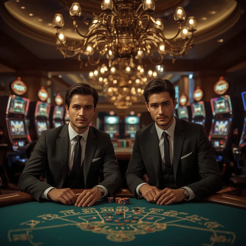 Deux joueurs de poker dans un BETISTA CASINO
